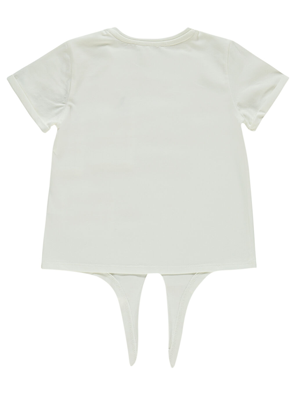 Girls Kız Çocuk Tişört 6-9 Yaş Ekru-1