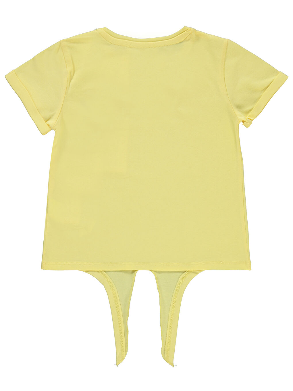 Girls Kız Çocuk Tişört 6-9 Yaş Açık Sarı-1