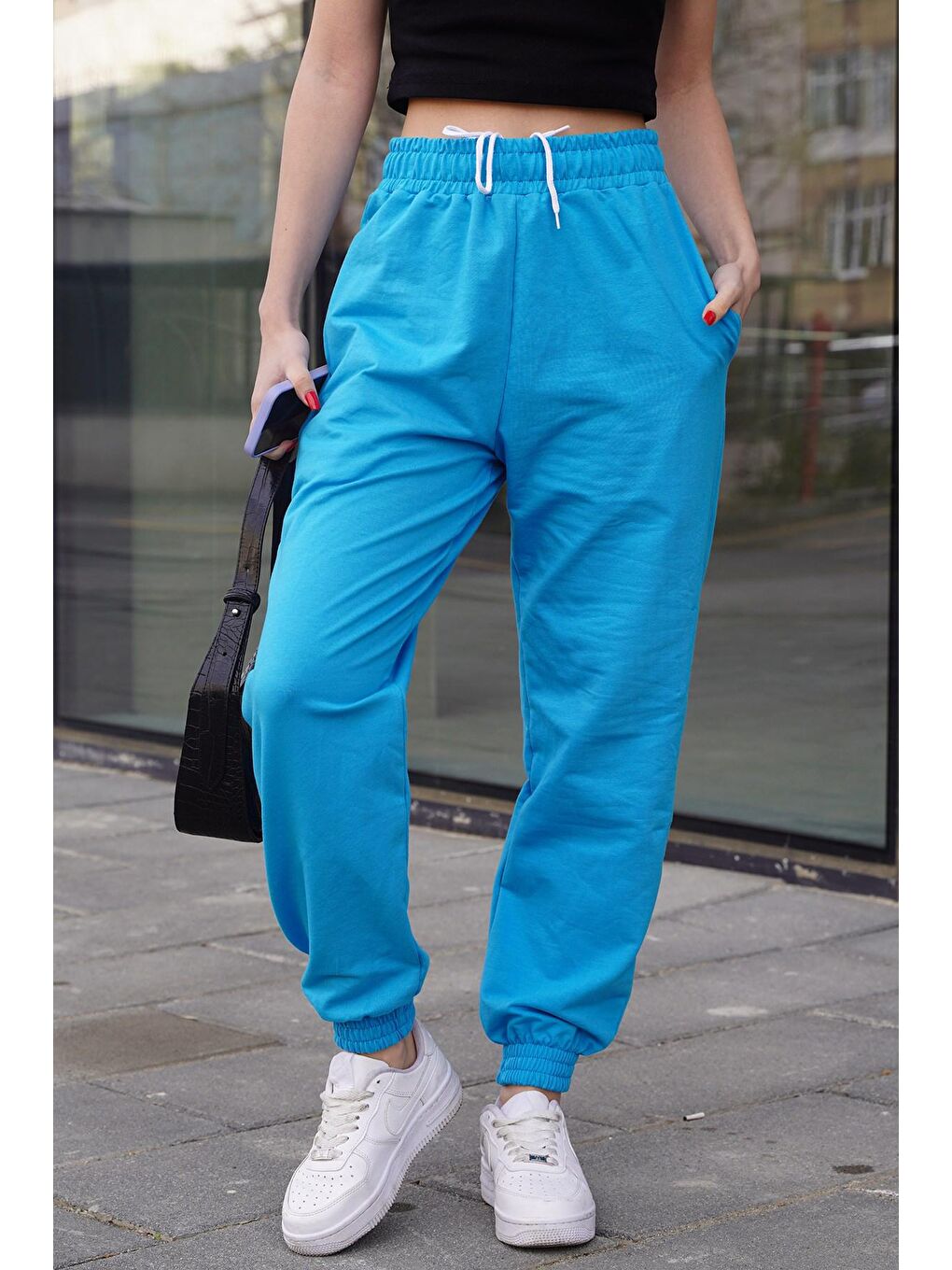 Turkuaz Comfort Fit Basic Eşofman Altı Mg1635