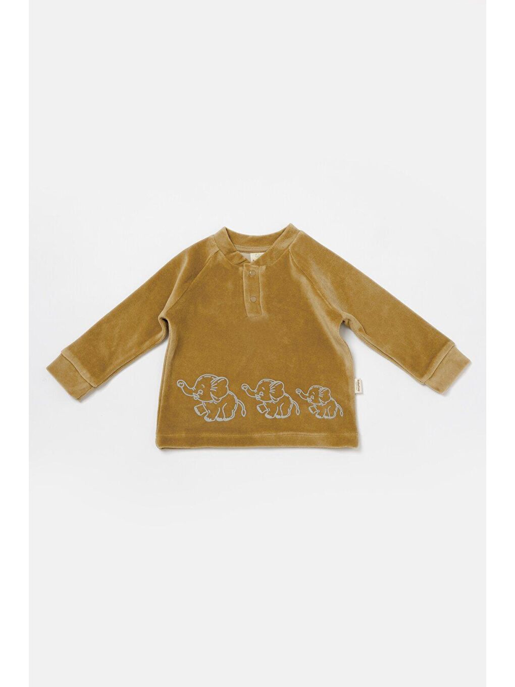 Sarı Kadife Alt & Üst Takım-3