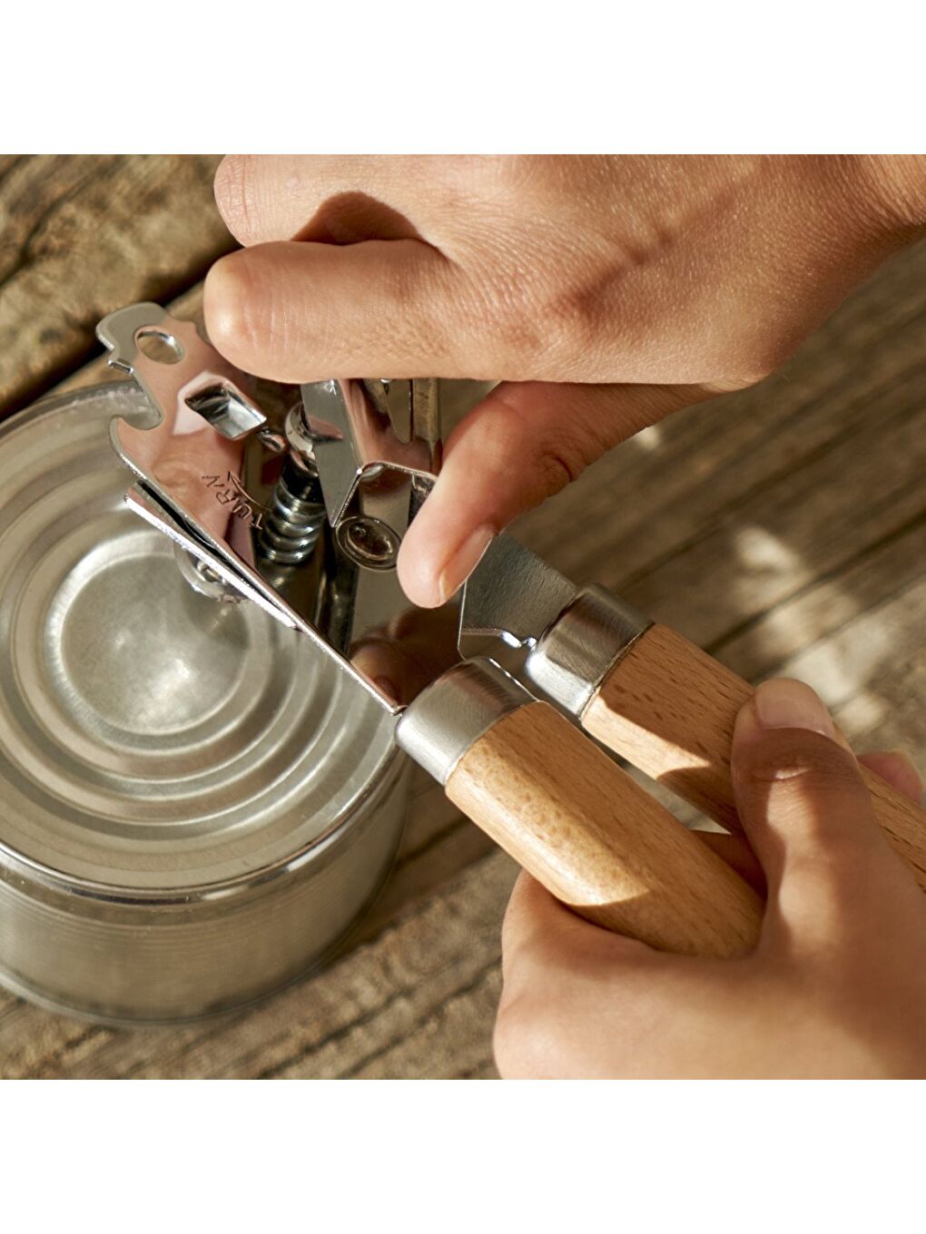 Bej Crack Konserve Açacağı Naturel 18 cm-3