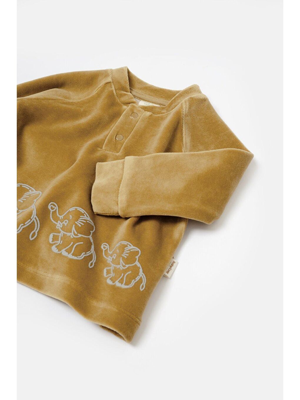 Sarı Kadife Alt & Üst Takım-5