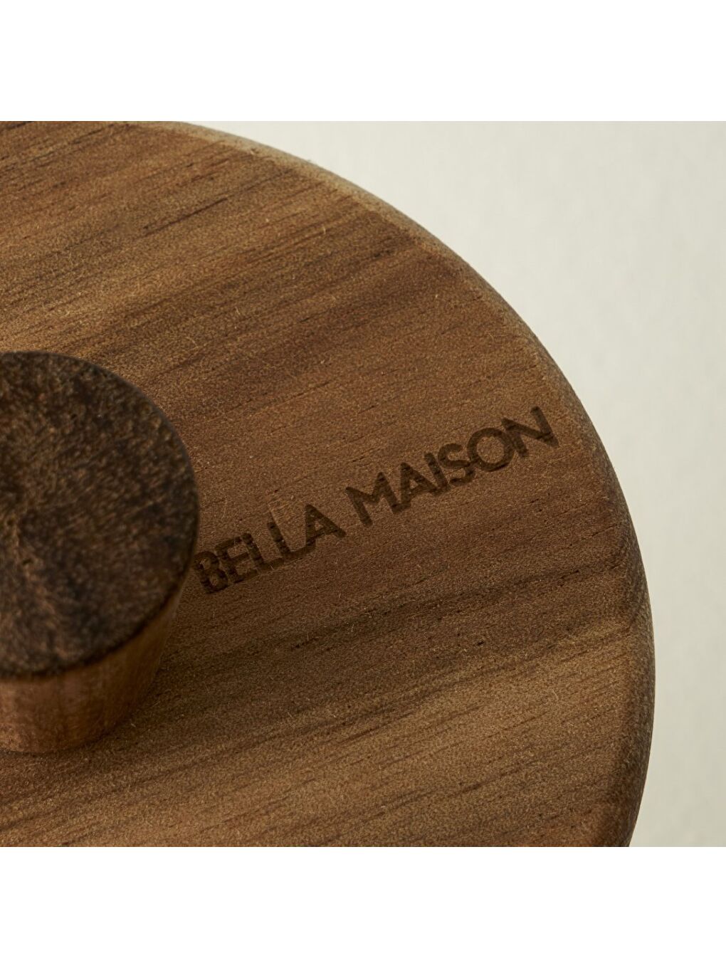 Bej Beatrice Ahşap Kapaklı 3'lü Kavanoz Seti Naturel (580 cc)-1