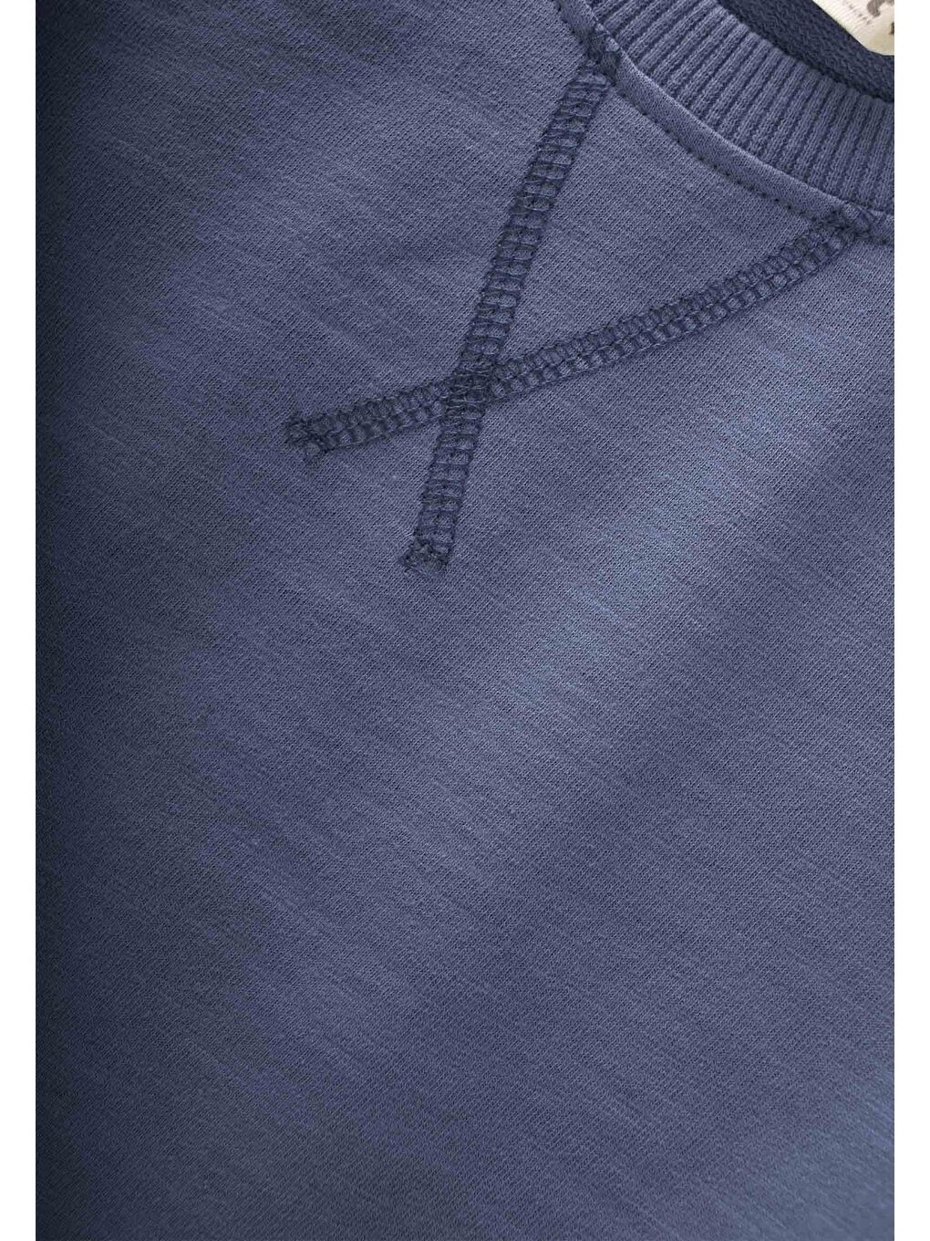Basıc Sweatshırt Takım 3-8 Yaş Lacivert-2