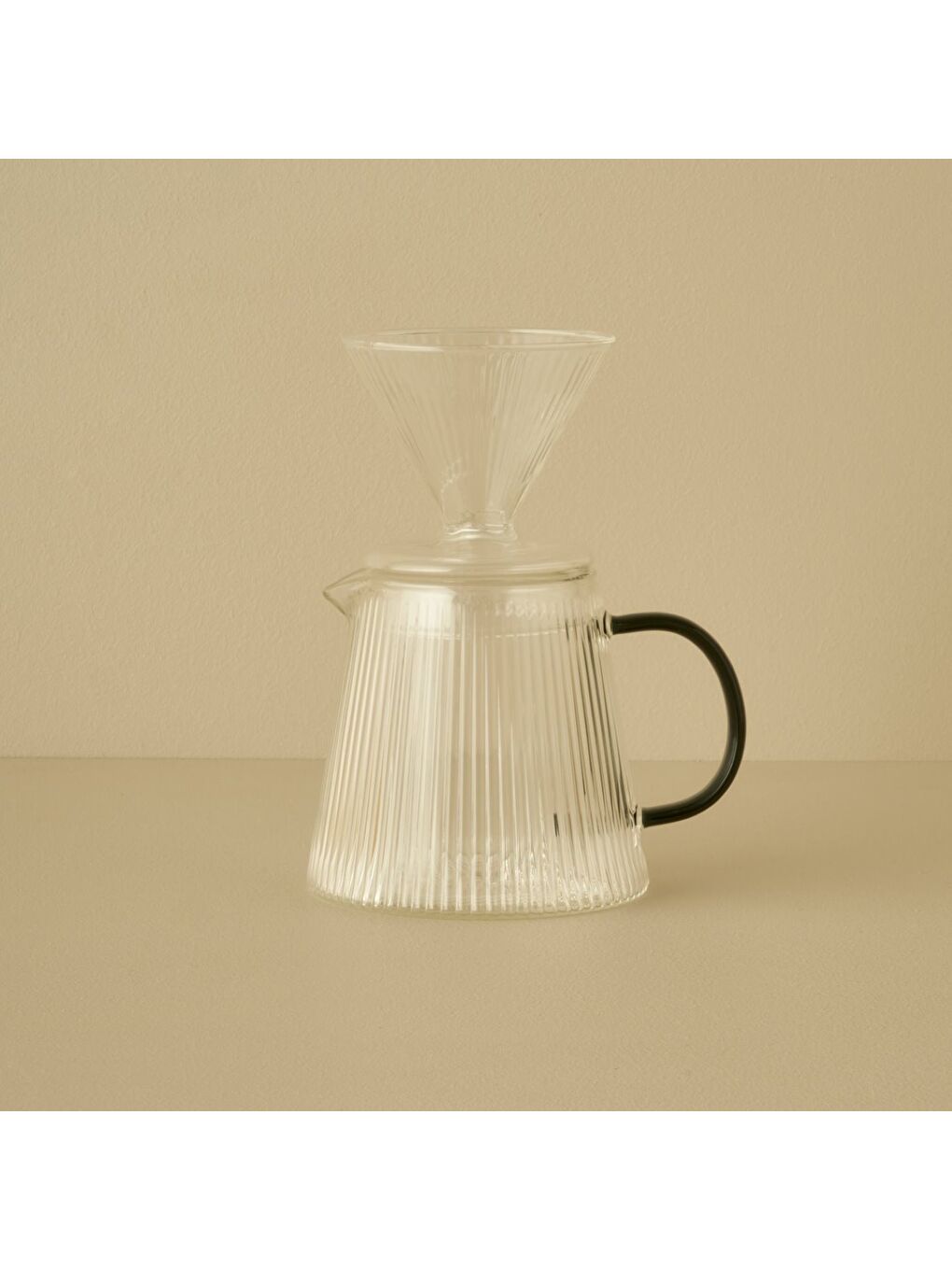 Bej Blaze Filtre Kahve Demliği Naturel (520 cc)