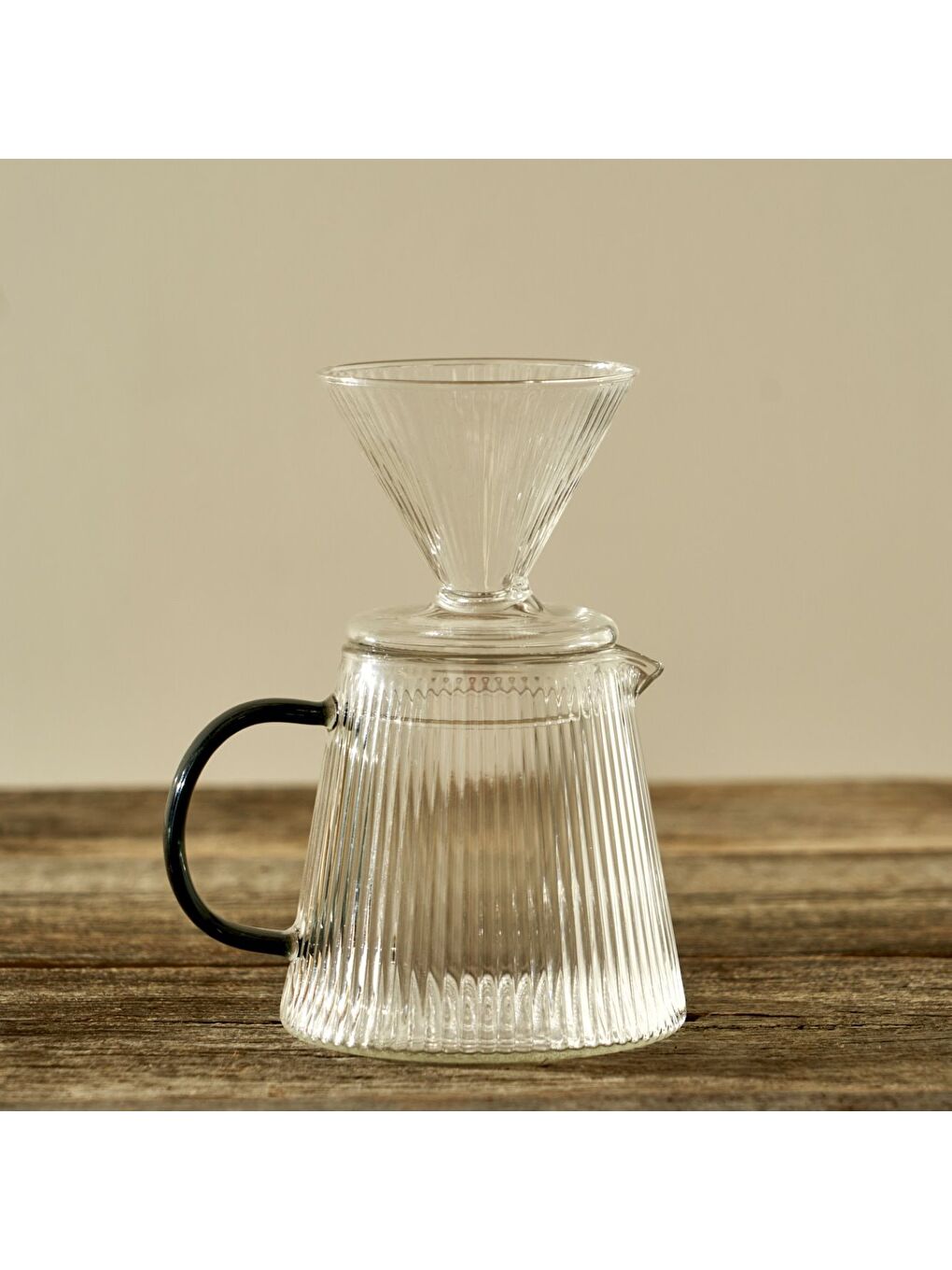 Bej Blaze Filtre Kahve Demliği Naturel (520 cc)-1