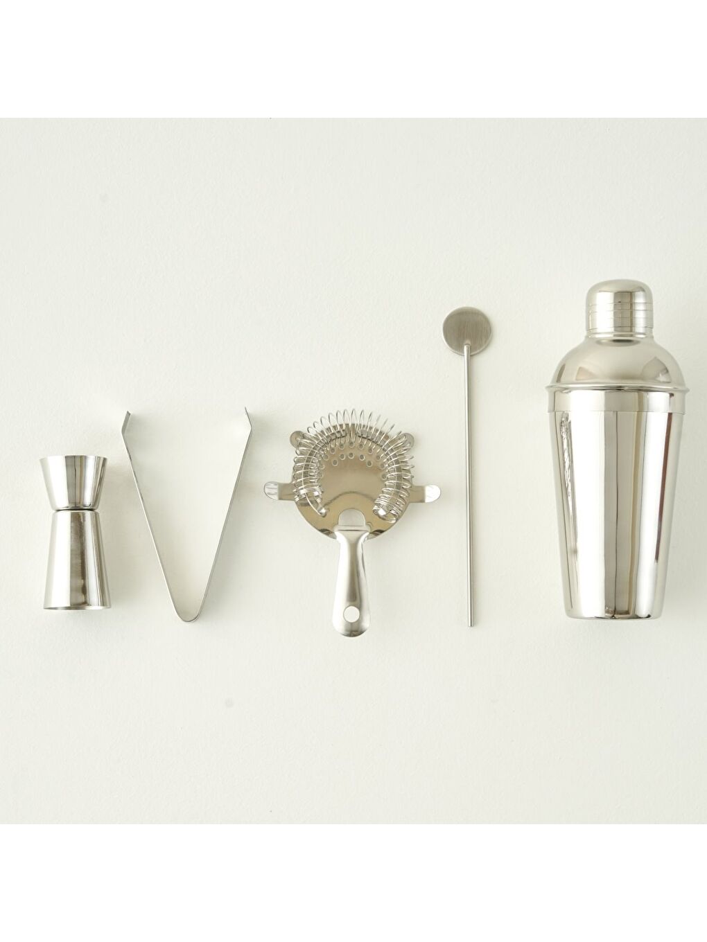 Gri Fepe Shaker Seti Silver