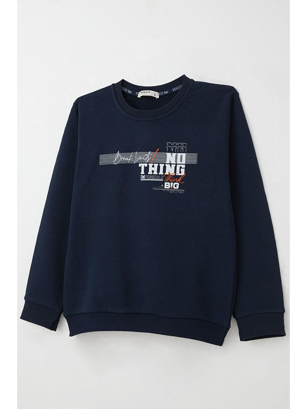 Erkek Çocuk Eşofman Takım Yazı Baskılı Bağcık Aksesuarlı Lacivert (9 Yaş)-9