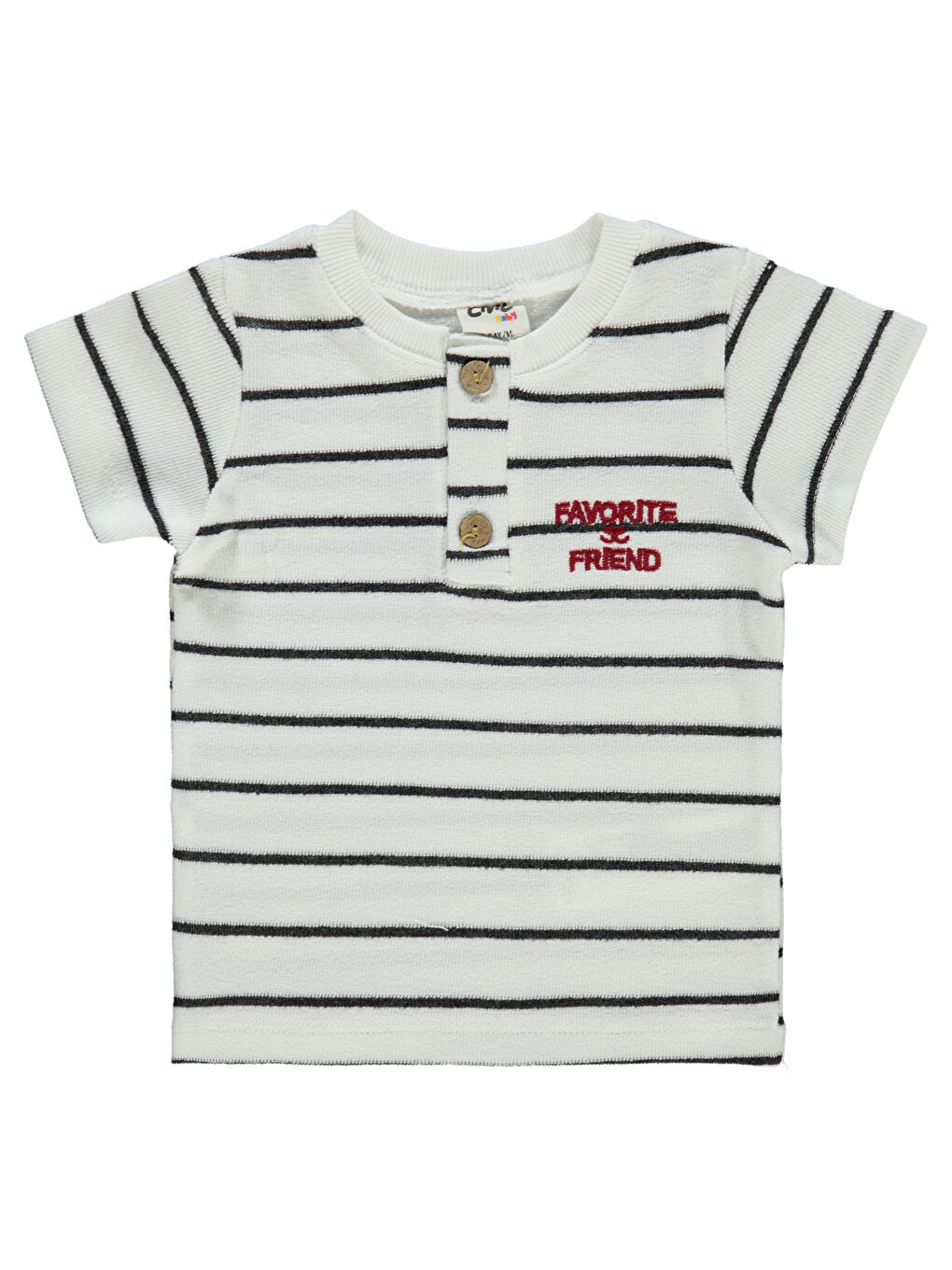 Baby Erkek Bebek Şortlu Takım 6-18 Ay Ekru-2