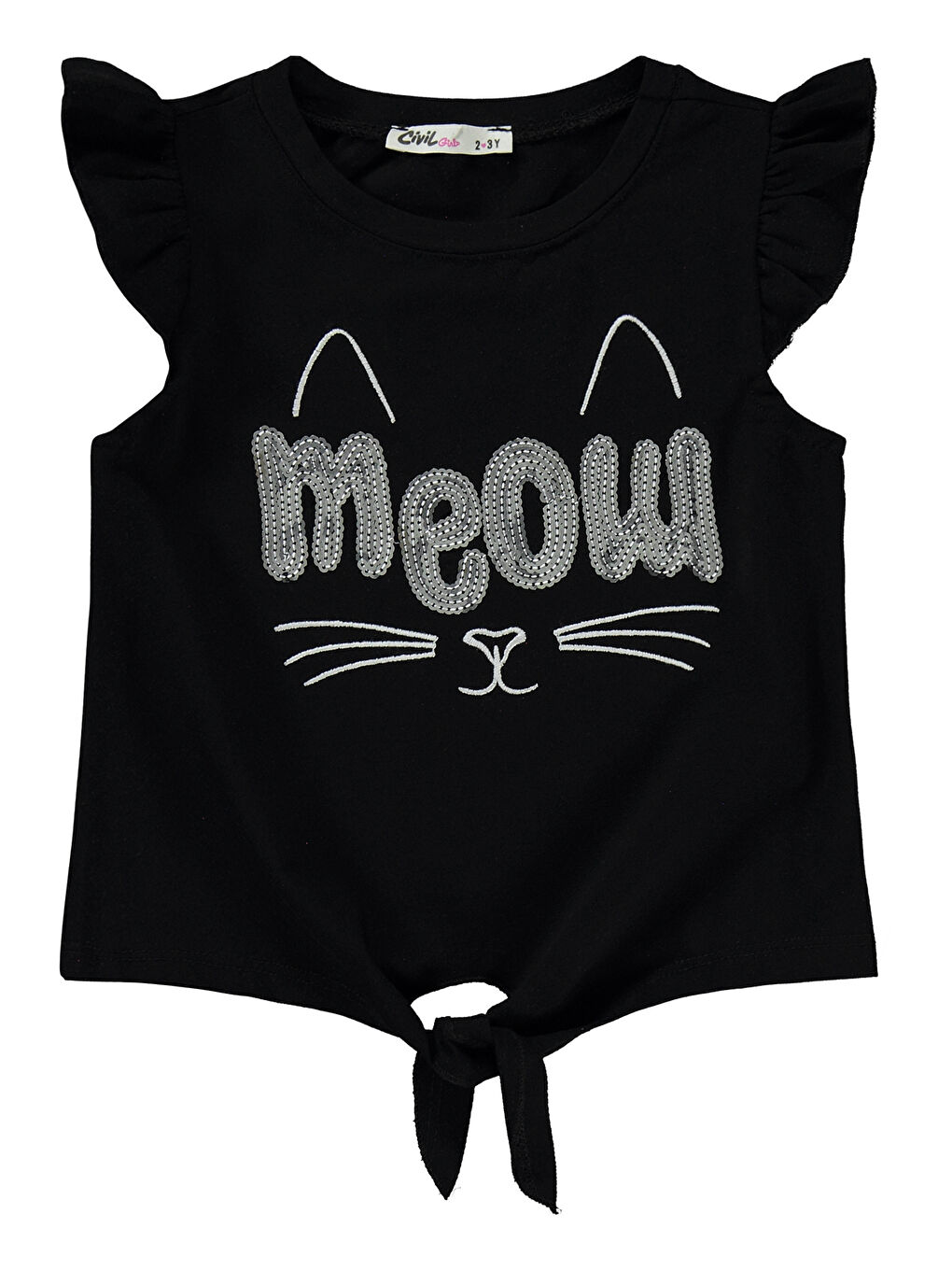 Beyaz Girls Kız Çocuk Takım 2-5 Yaş Karmelanj-2