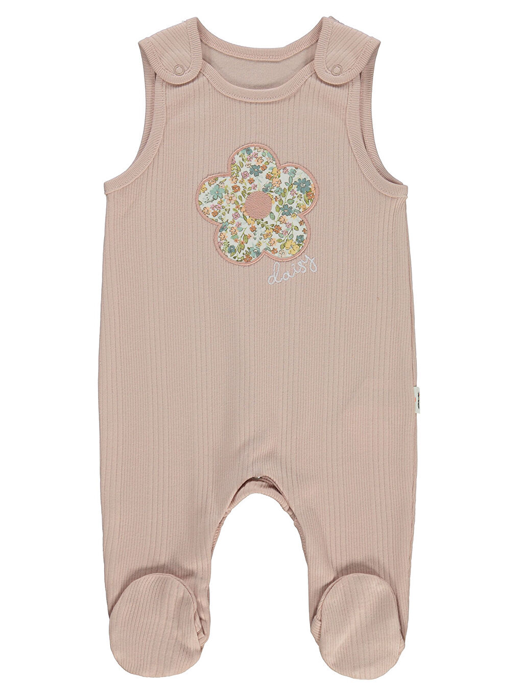 Pembe Baby Kız Bebek Salopet 1-6 Ay Pudra