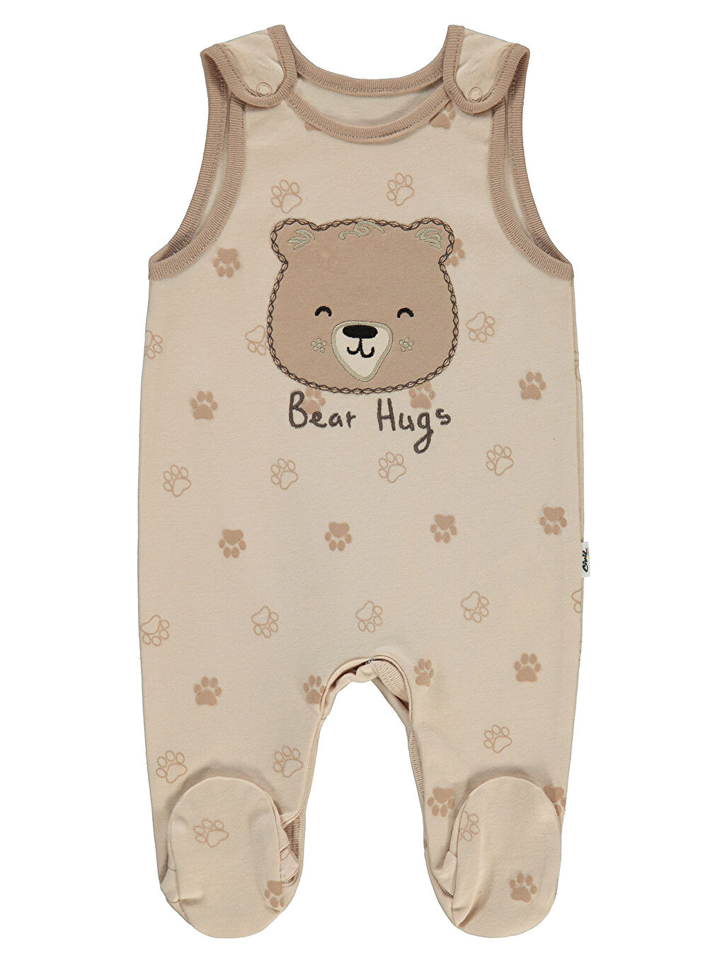 Bej Baby Erkek Bebek Salopet 1-6 Ay FilDişi