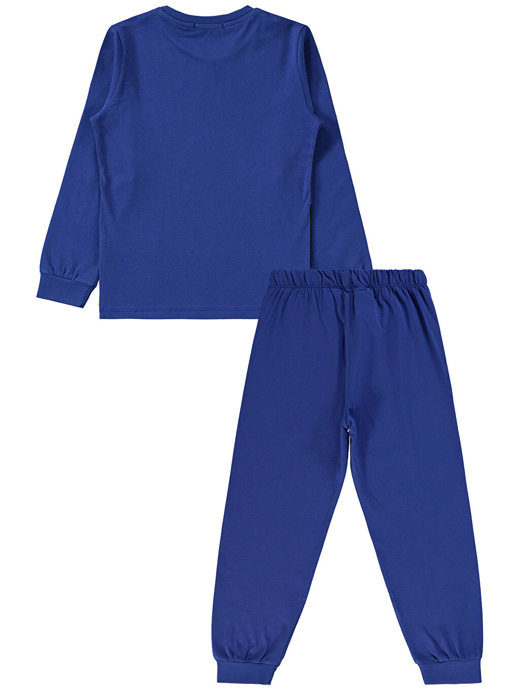 Batman Erkek Çocuk Pijama Takımı 6-9 Yaş Saks Mavisi-1