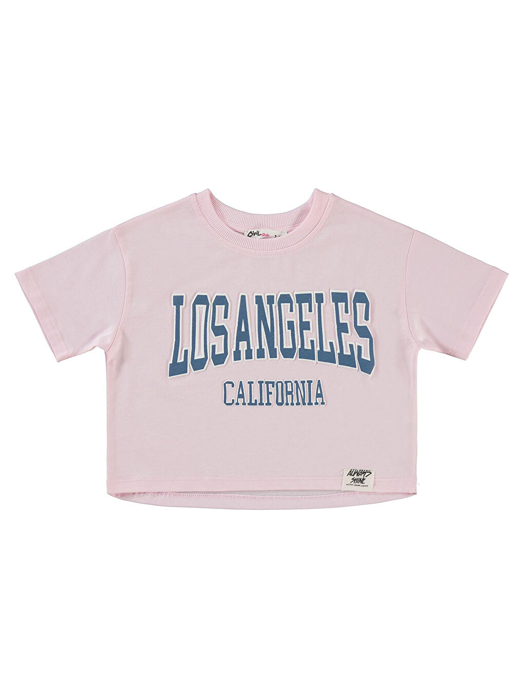 Girls Kız Çocuk Tişört 2-5 Yaş Tatlı Pembe-2