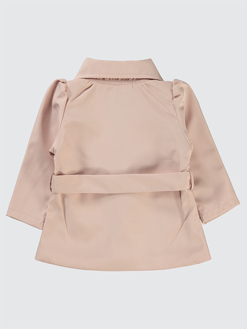 Pembe Baby Kız Bebek Trençkot Ceket 6-18 Ay Pudra-1