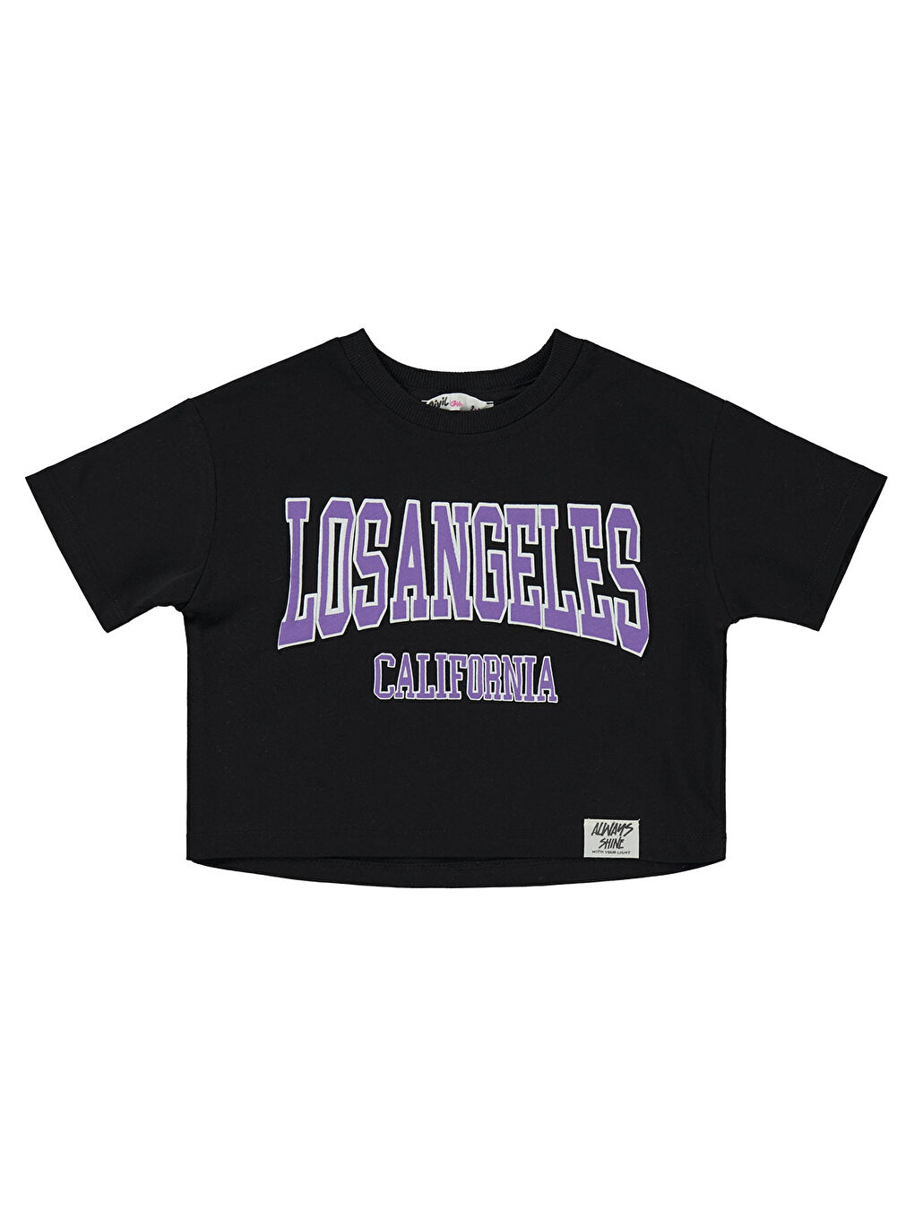 Girls Kız Çocuk Tişört 2-5 Yaş Siyah-2