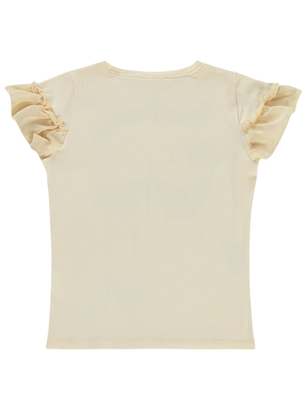 Bej Girls Kız Çocuk Tişört 2-5 Yaş Fil Dişi-1