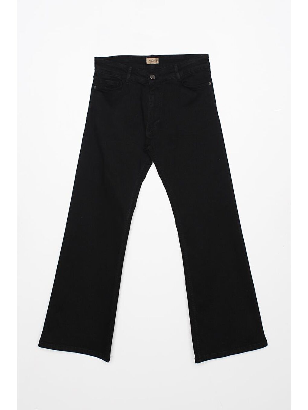 ALLDAY Siyah-Bol Paça Denim Pantolon - 4