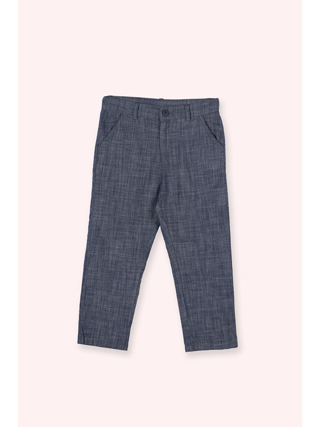 Erkek Çocuk Beli Ayarlanabilir Cepli Lacivert Pantolon