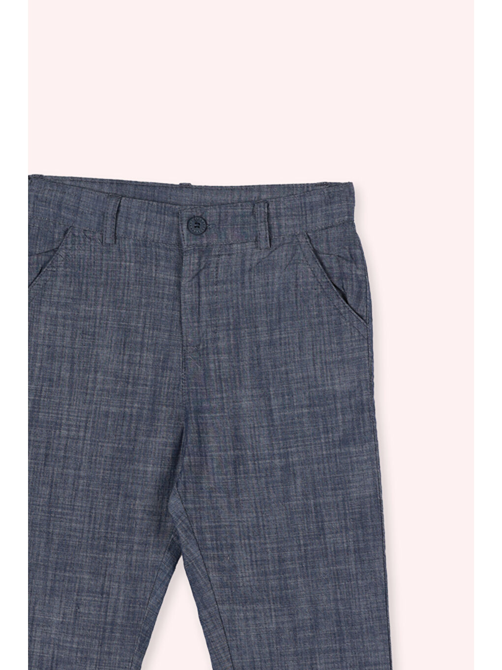 Erkek Çocuk Beli Ayarlanabilir Cepli Lacivert Pantolon-2