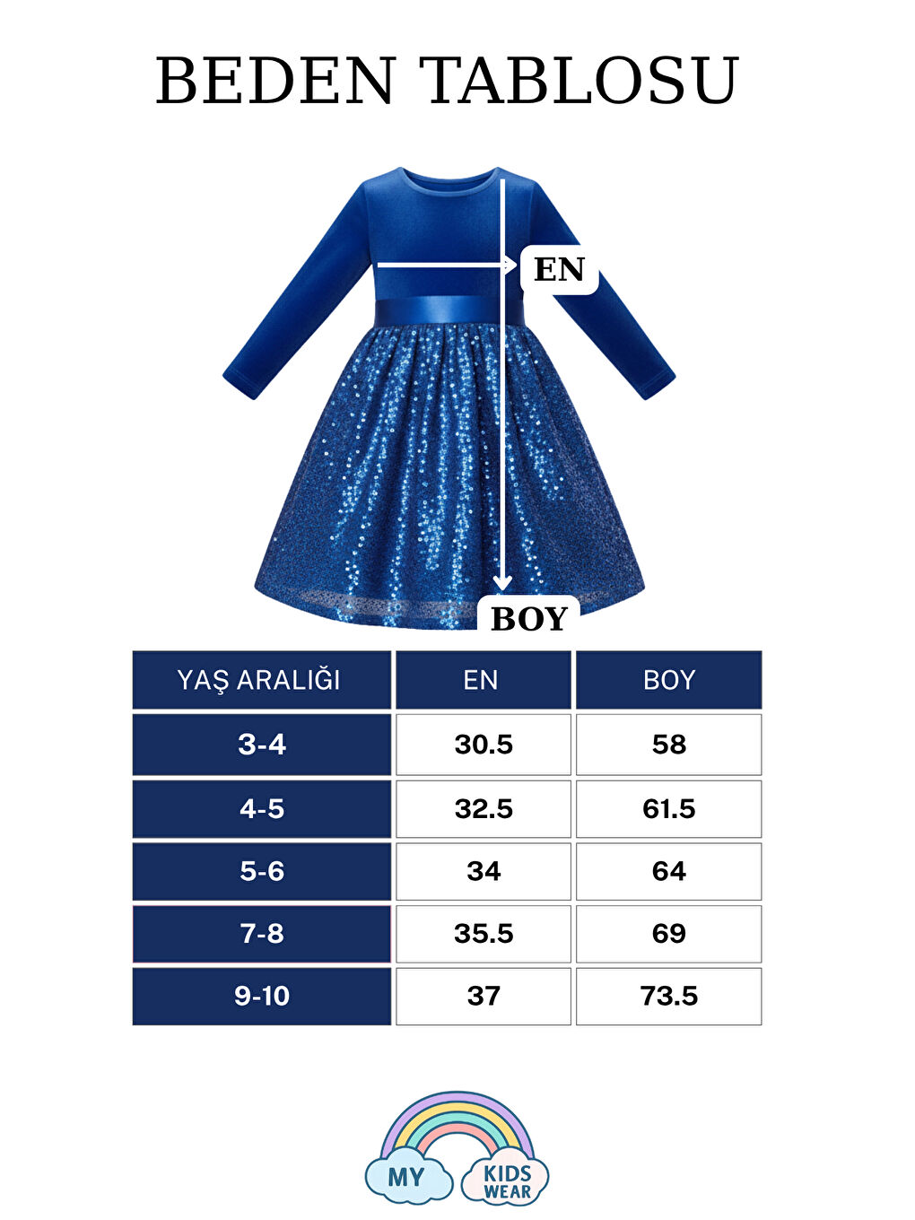 Yeşil Kız Çocuk Özel Günler İçin Kadife Pullu Kabarık Fiyonklu Elbise 3-10 Yaş-4