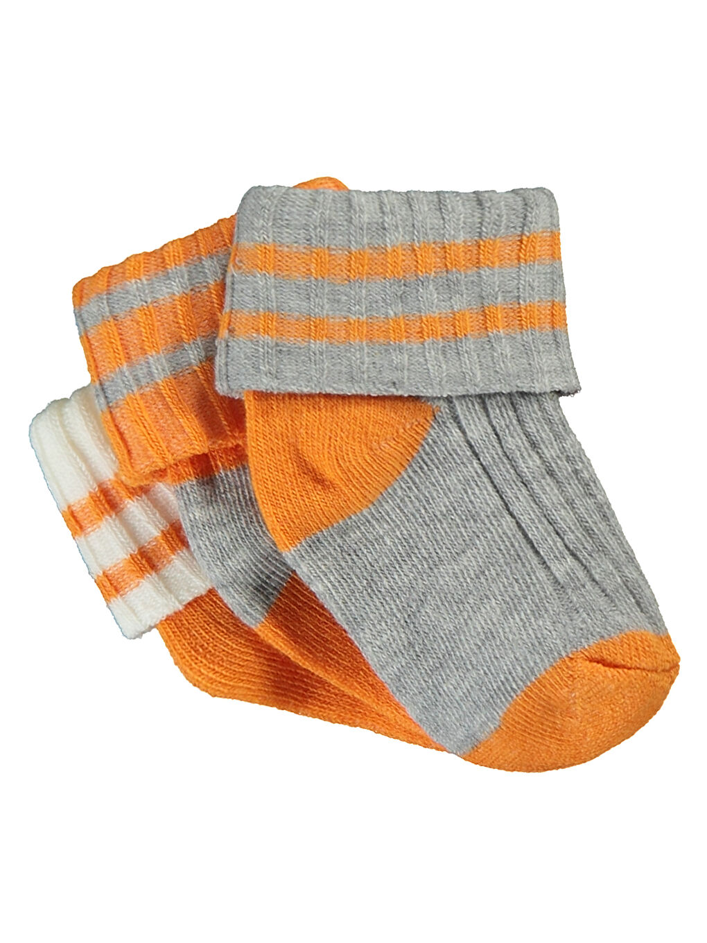 Baby Bebek 3'lü Çorap Set 0-24 Ay Turuncu-2