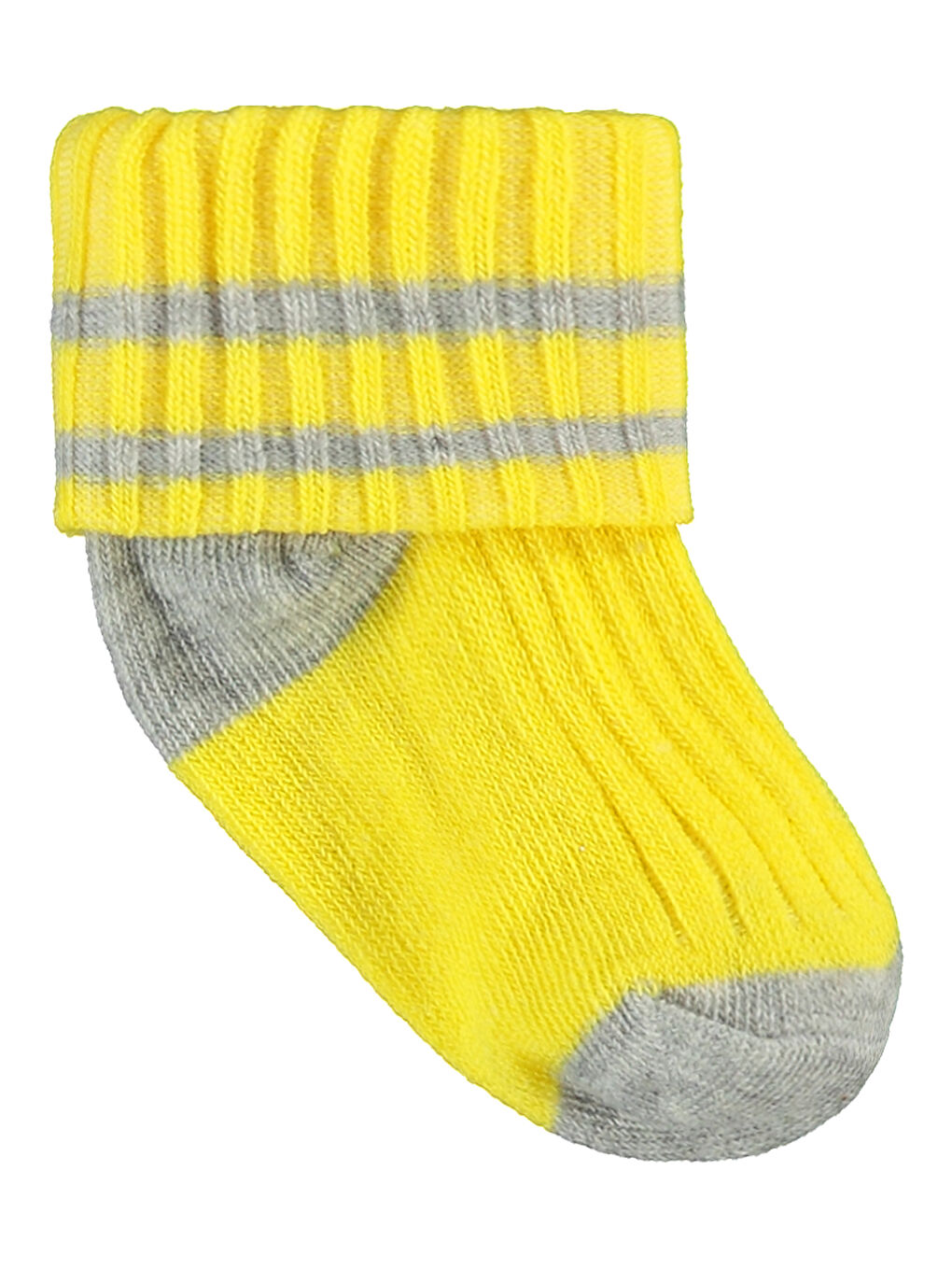 Baby Bebek 3'lü Çorap Set 0-24 Ay Sarı-4