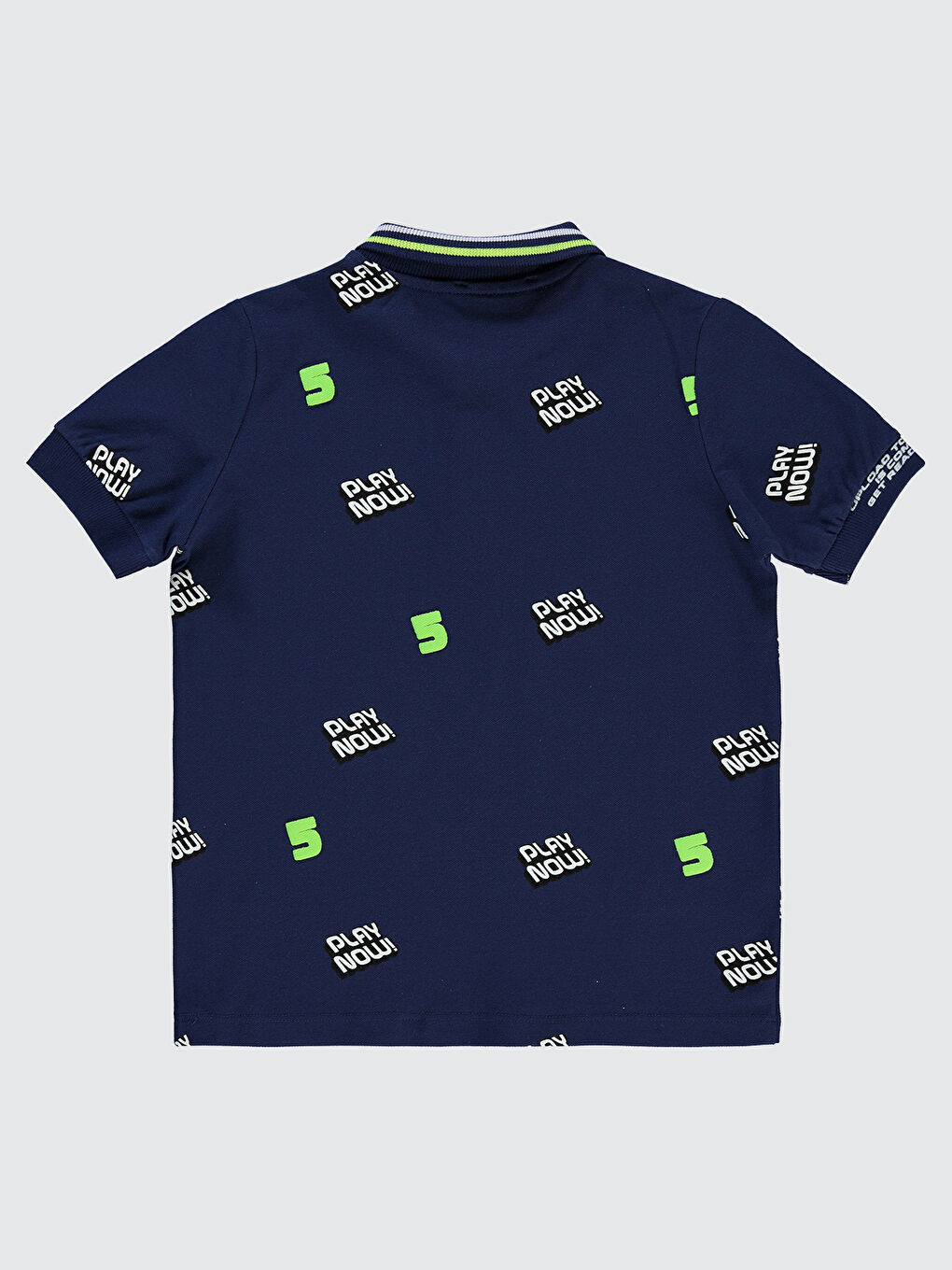 Boys Erkek Çocuk Tişört 6-9 Yaş Lacivert-1