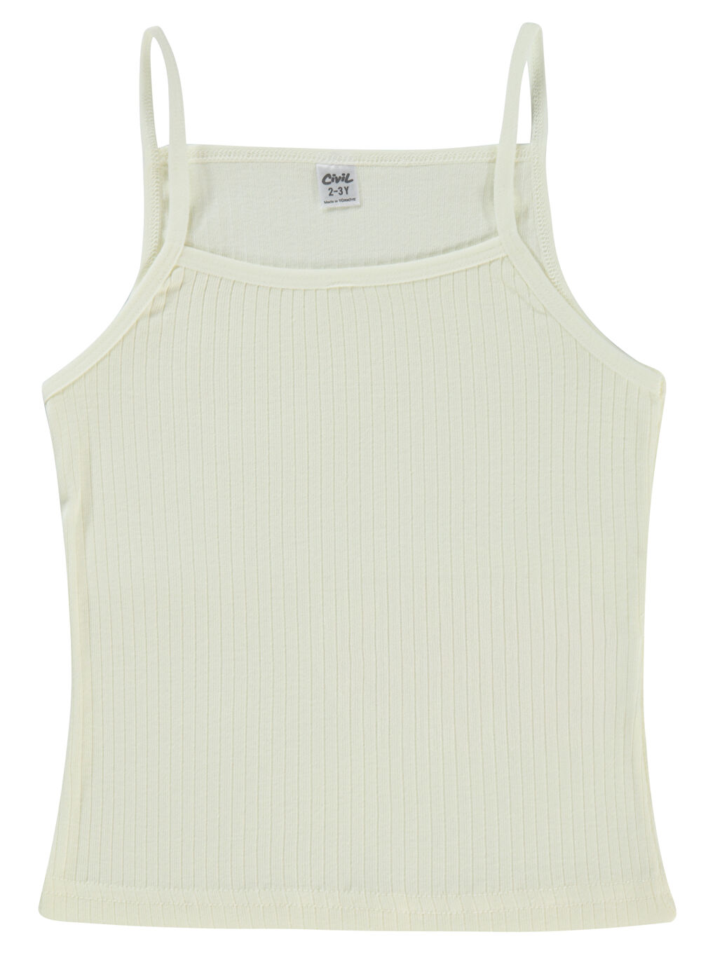 Lila Girls Kız Çocuk 2'li Atlet Set 2-10 Yaş Ekru-Somon-2