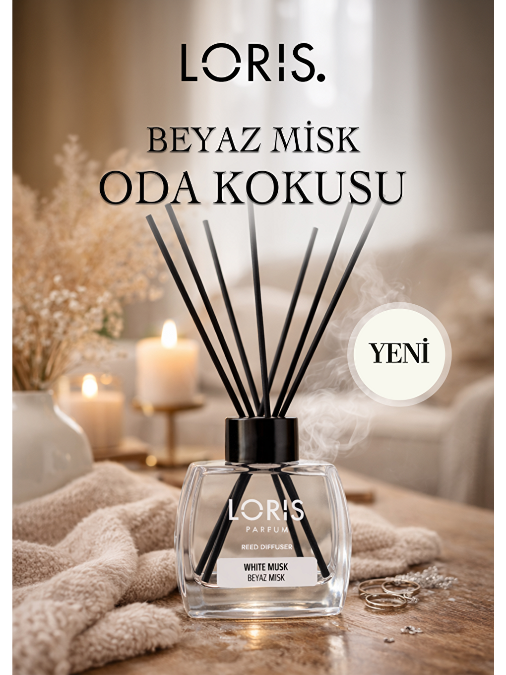 Beyaz Misk Çubuklu Oda Kokusu 120 ML-2