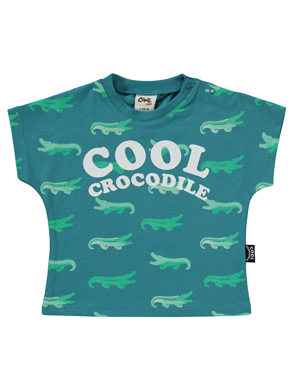 Baby Erkek Bebek Şortlu Takım 6-18 Ay Petrol-2