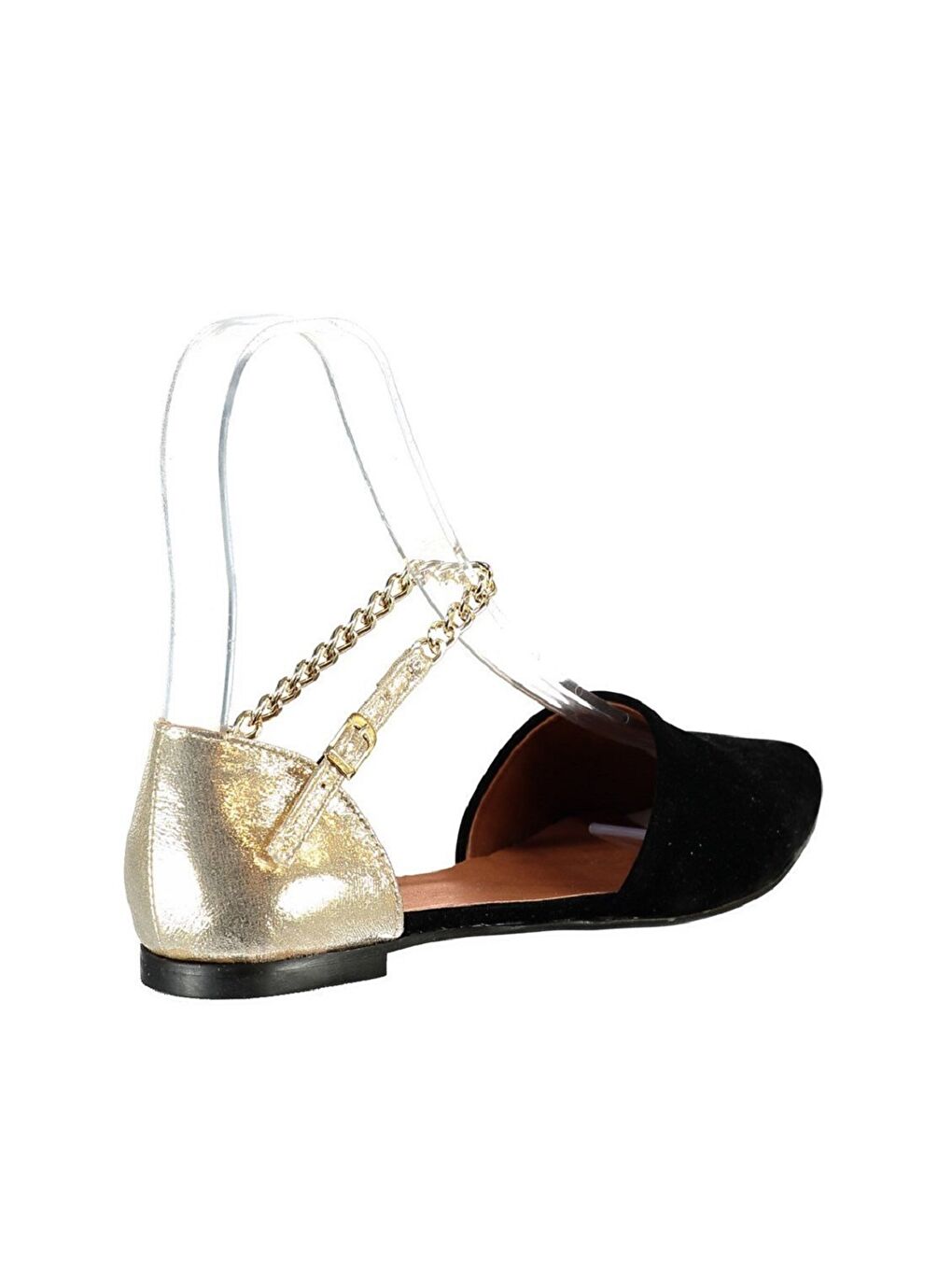 Siyah/Dore Kadın Babet B726024402-2