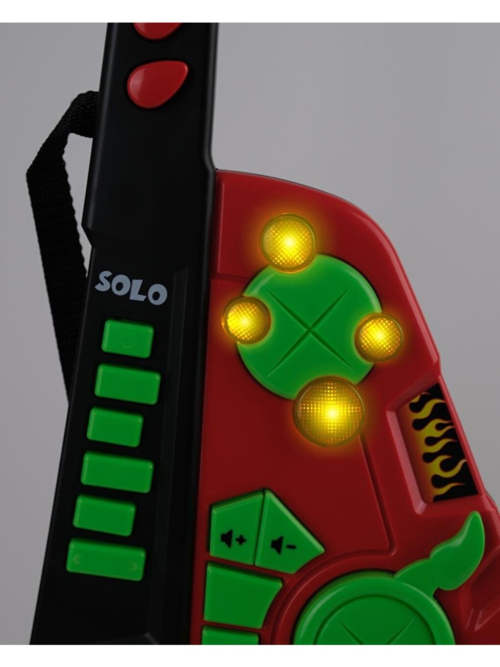 Led Işıklı Melodili Askılı Müzikli Gitar-1