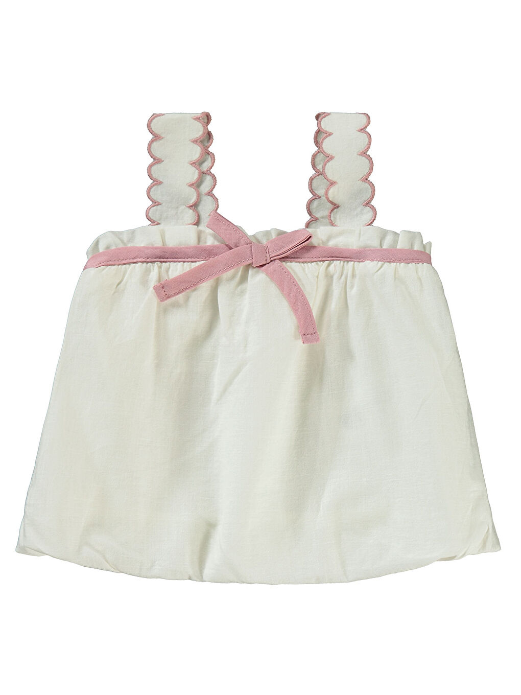 Baby Kız Bebek Şortlu Takım 6-18 Ay Ekru-2