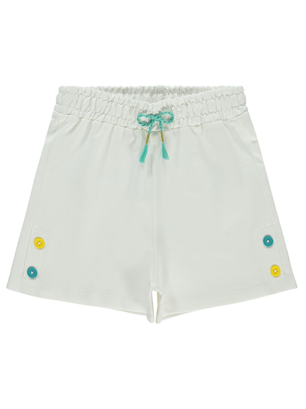 Girls Kız Çocuk Şort 6-9 Yaş Ekru