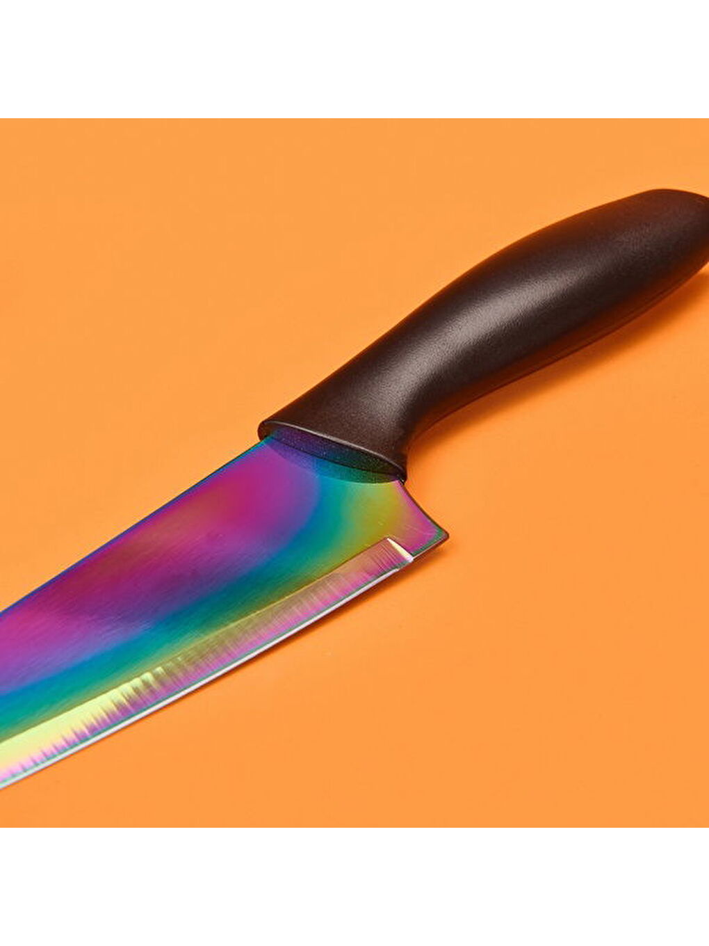 Renksiz ST03 Titanyum Seri Şef Bıçağı - Renkli - 28 cm-5