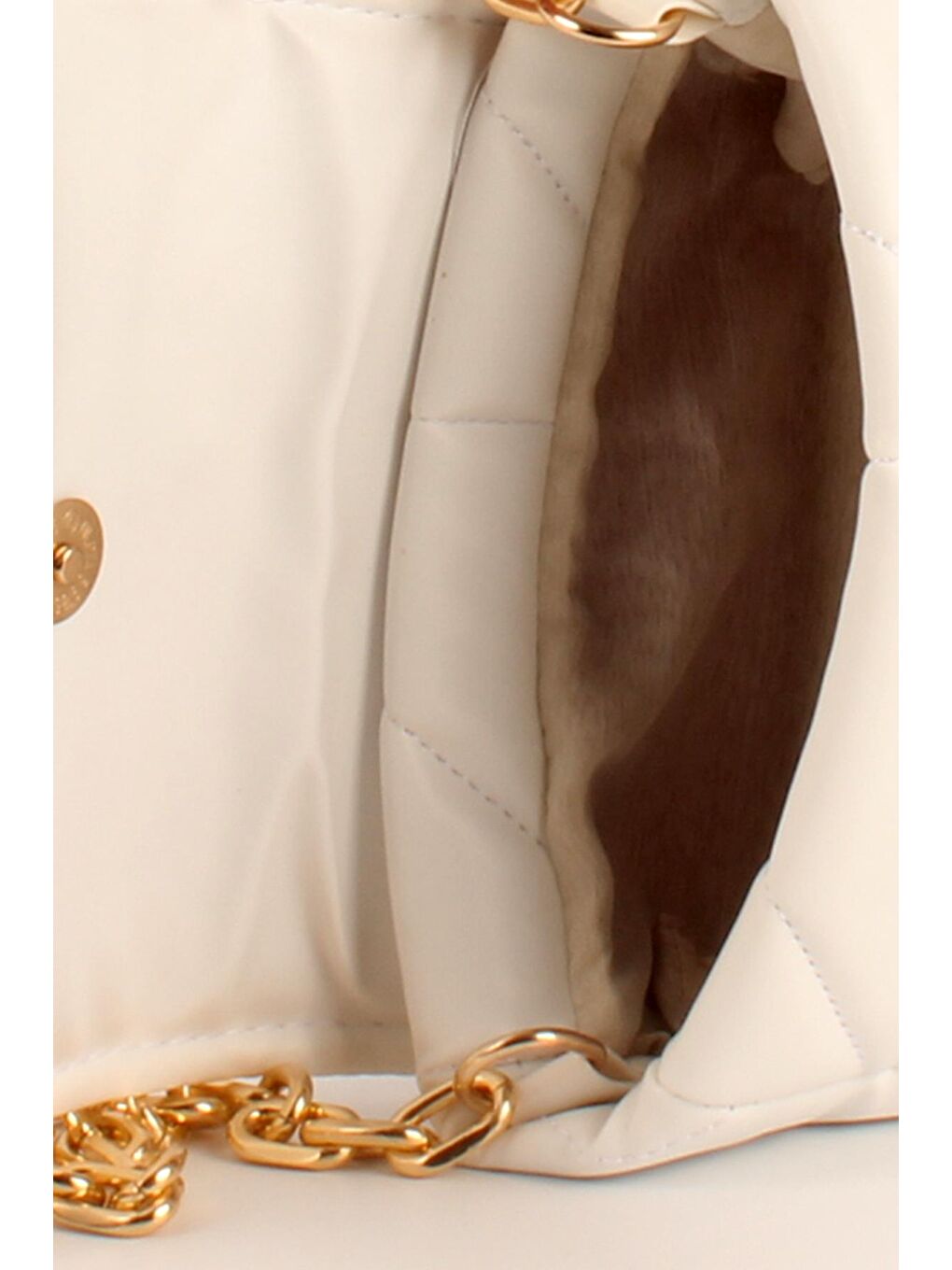 Beyaz Kadın Mini Boy Çift Askılı Kol ve Omuz Çantası (10677)-2