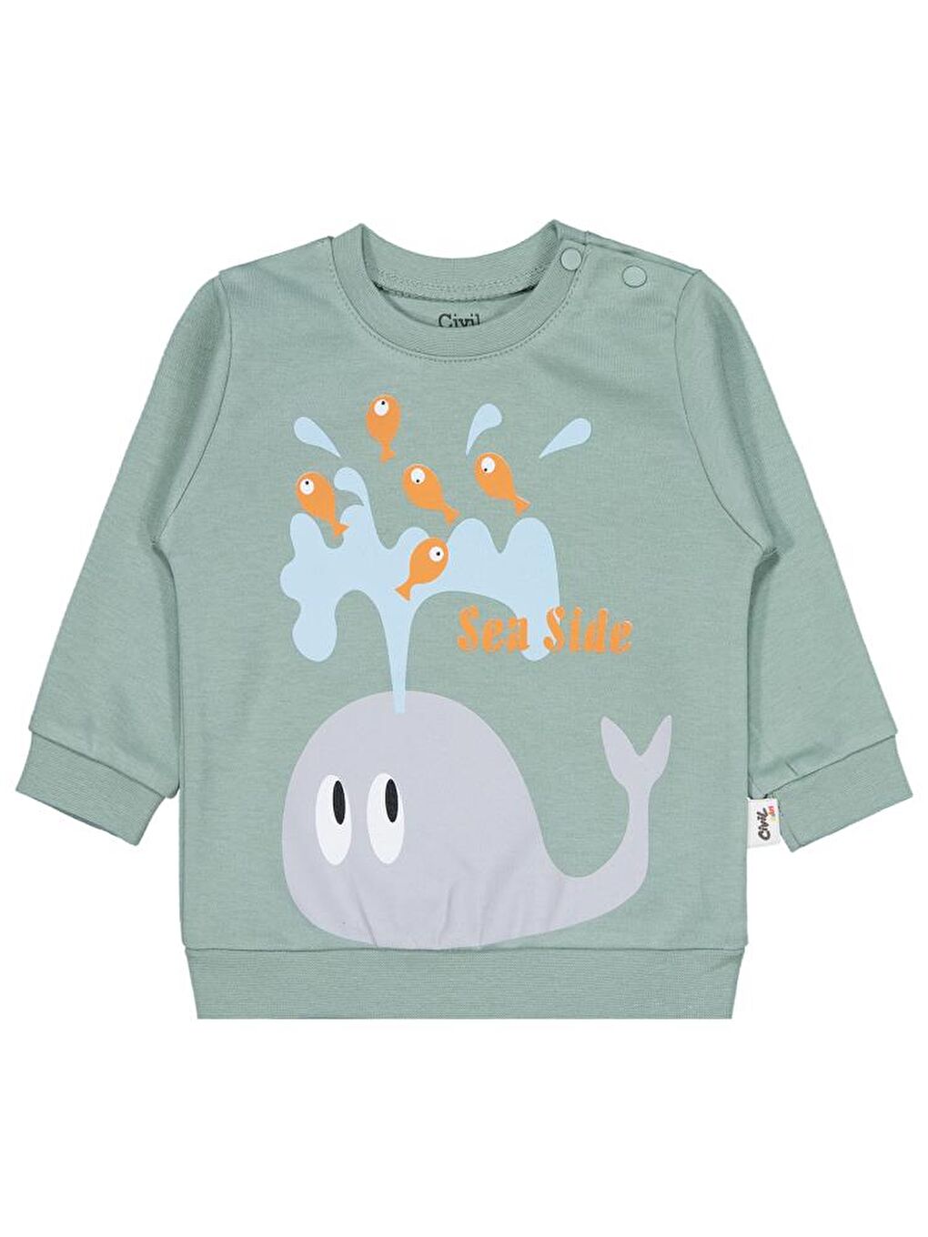 Baby Bebek Bisiklet Yaka Takım 6-18 Ay - Yeşil 6-9 Ay-1