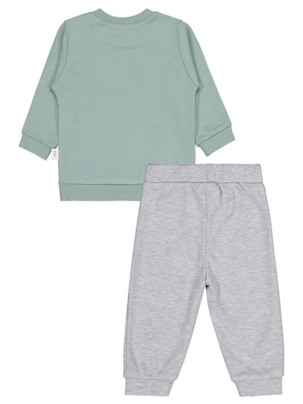 Baby Bebek Bisiklet Yaka Takım 6-18 Ay - Yeşil 6-9 Ay-2