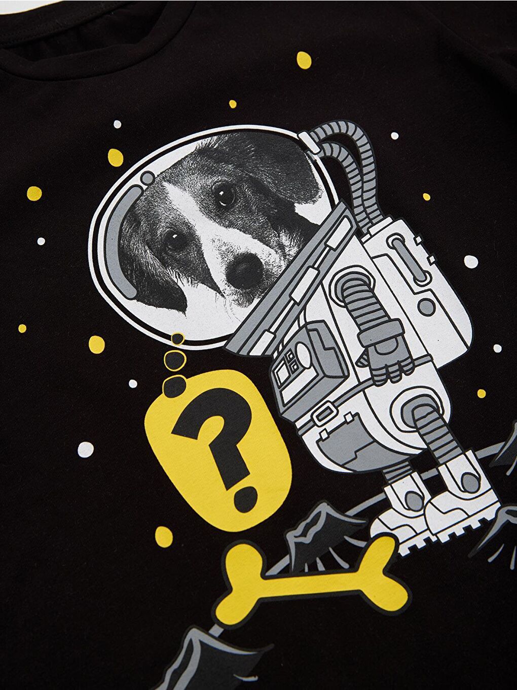 Denokids Karışık Astronot Köpek Erkek Çocuk T-shirt Pantolon Takım - 4