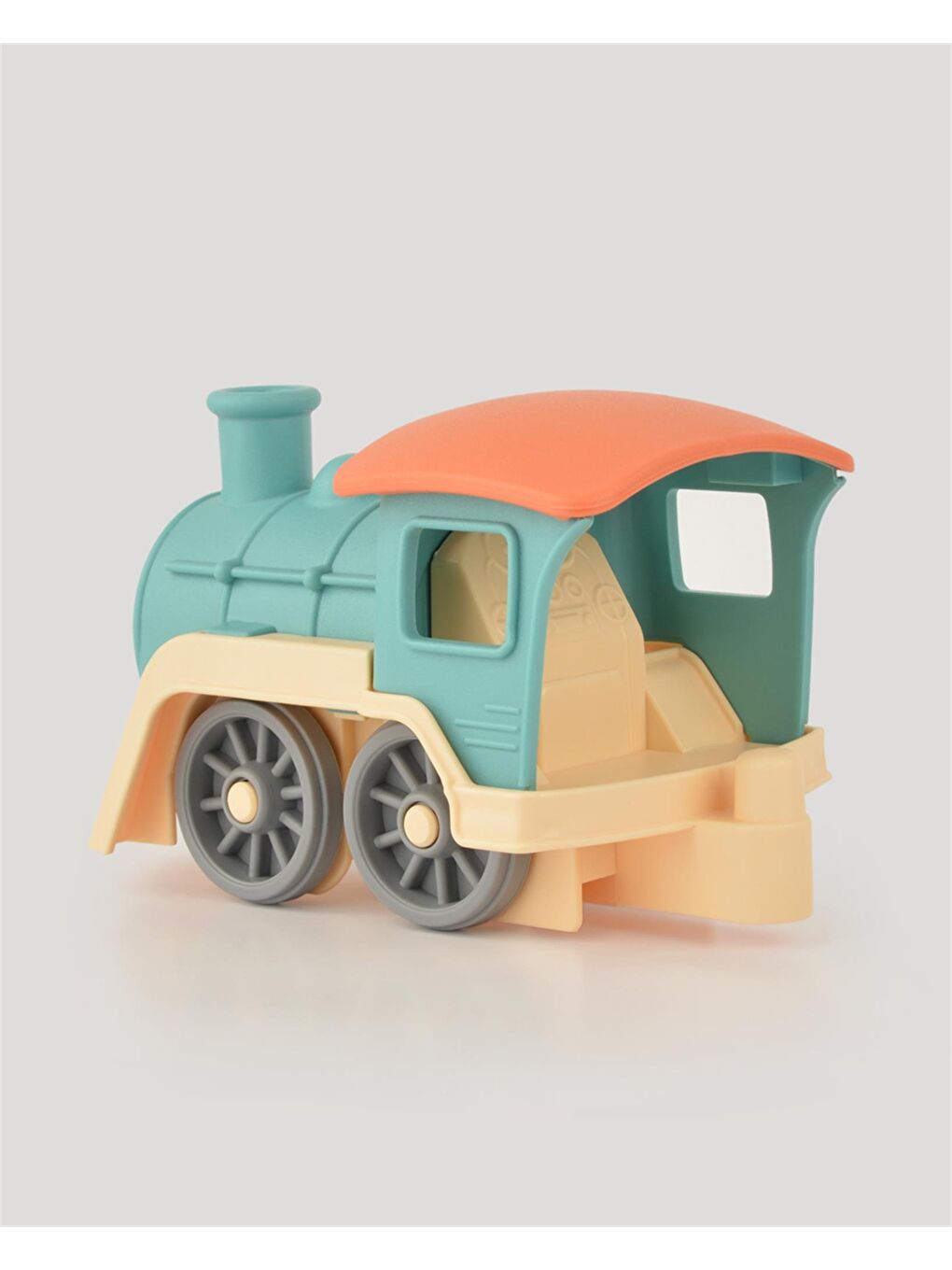 Bej Oyuncak Tren Lokomotif-4