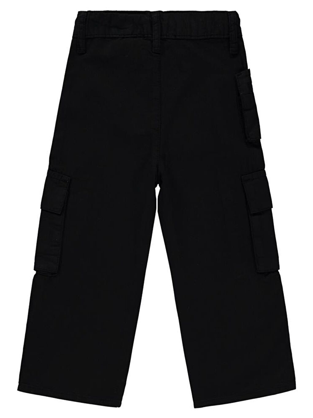 Girls Üç Cepli Kargo 2-5 Yaş Pantolon - Siyah 5-6 Yaş-1
