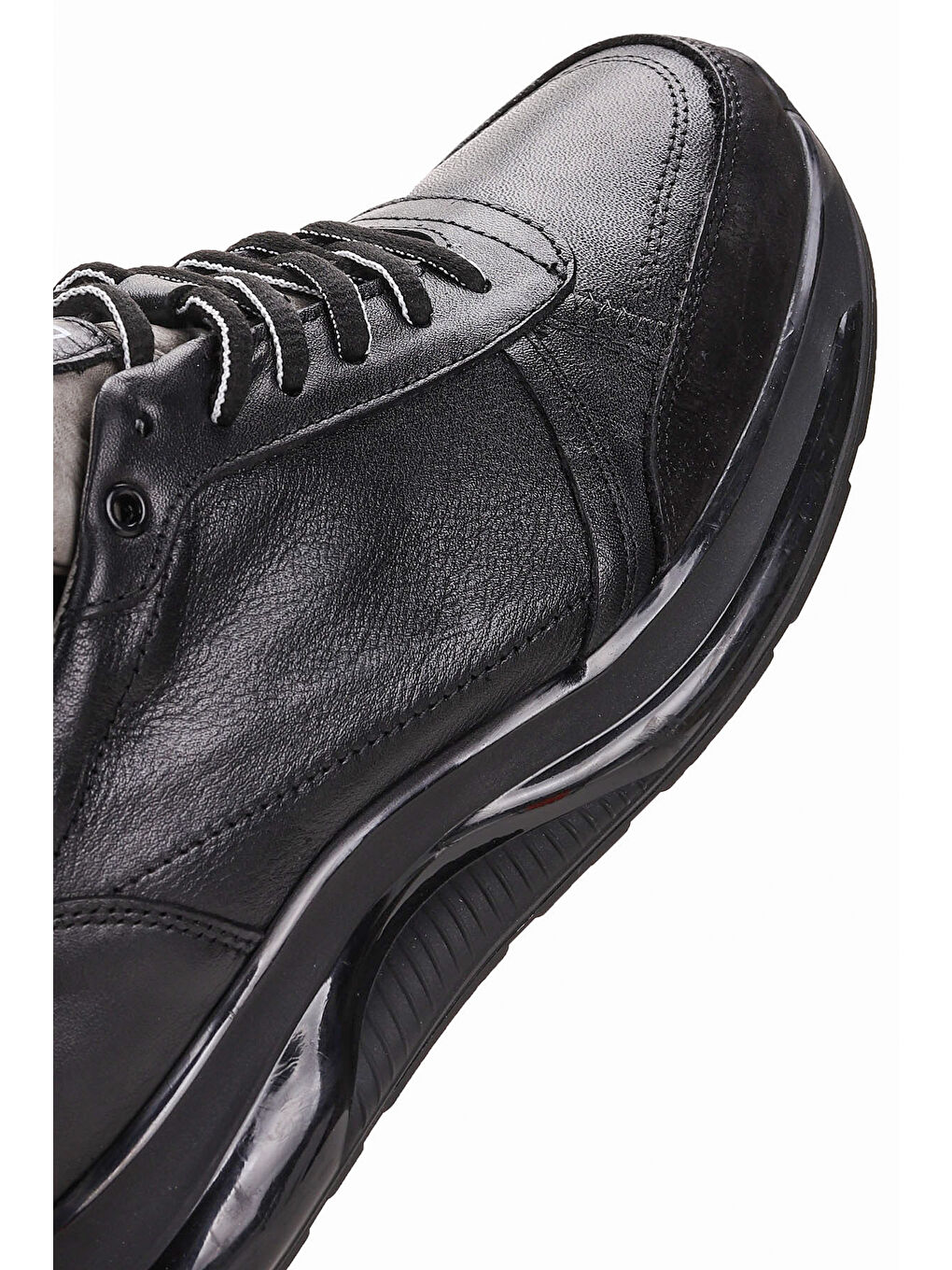 Siyah Bağcıklı Deri Erkek Casual Ayakkabı 152-17389-5