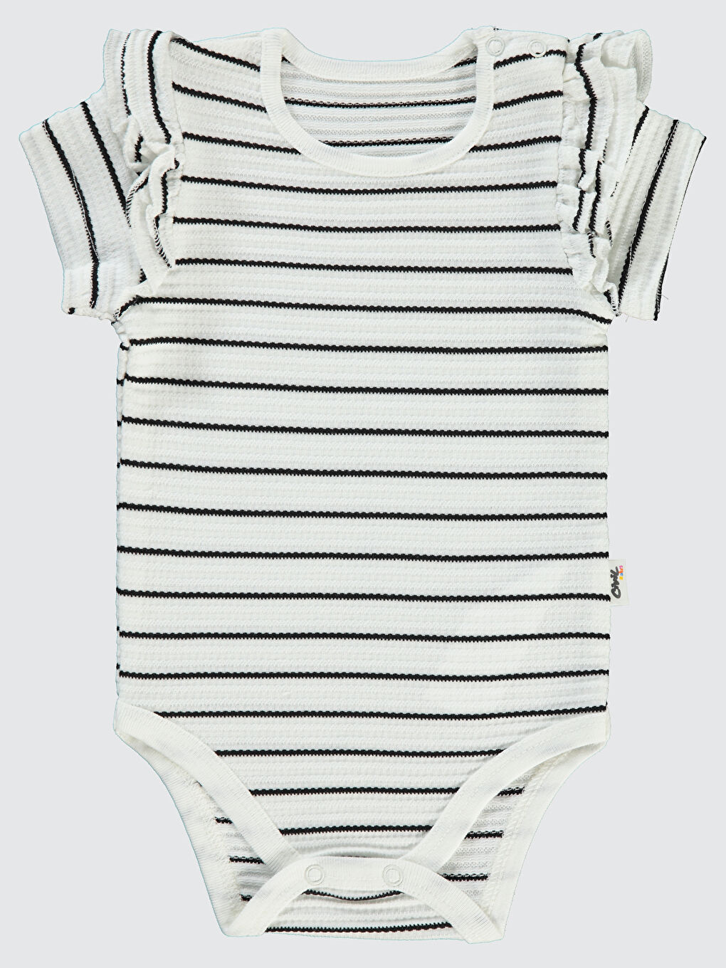 Baby Kız Bebek Çıtçıtlı Badi 1-18 Ay Ekru