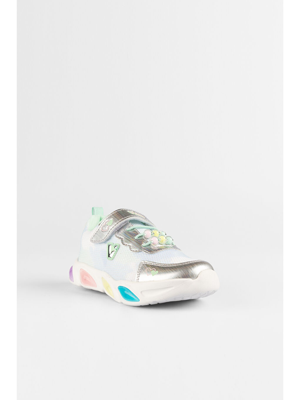 Gelato Işıklı Kız Okul Öncesi Beyaz Spor Ayakkabı-2