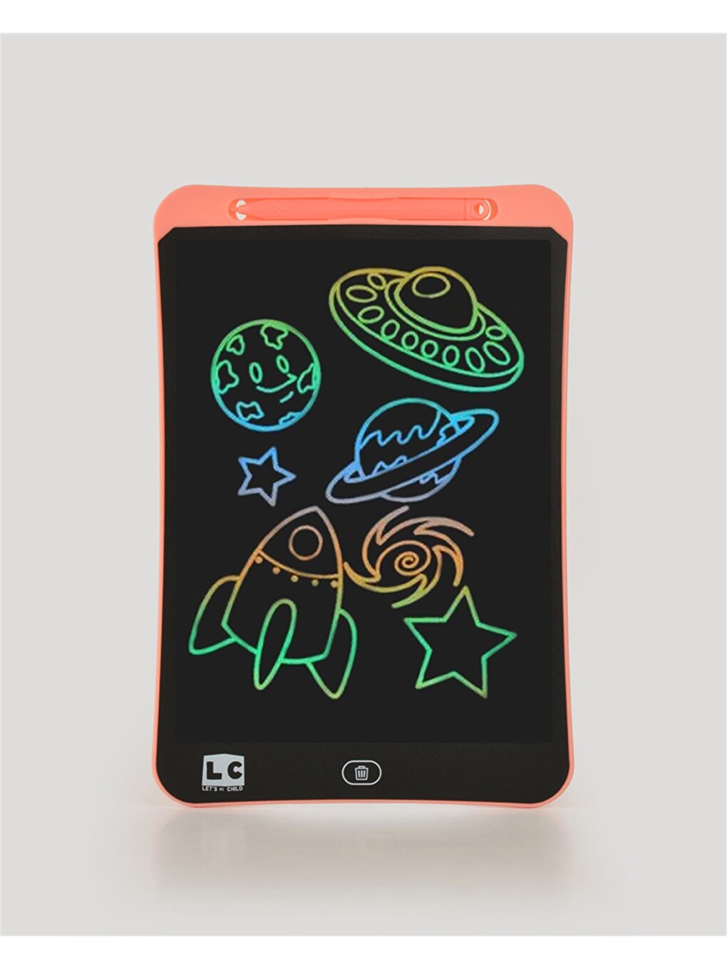 Lcd Pembe Dijital Çizim Tableti 10 İnç-1