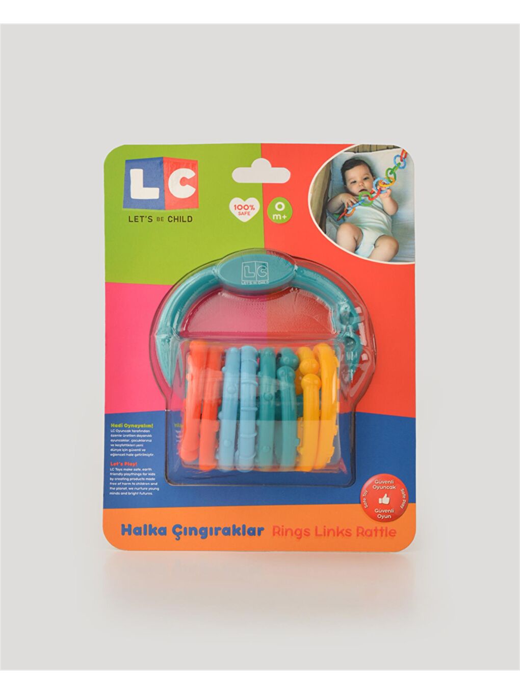 Mavi Halka Bebek Çıngıraklar LC-30630-M-1