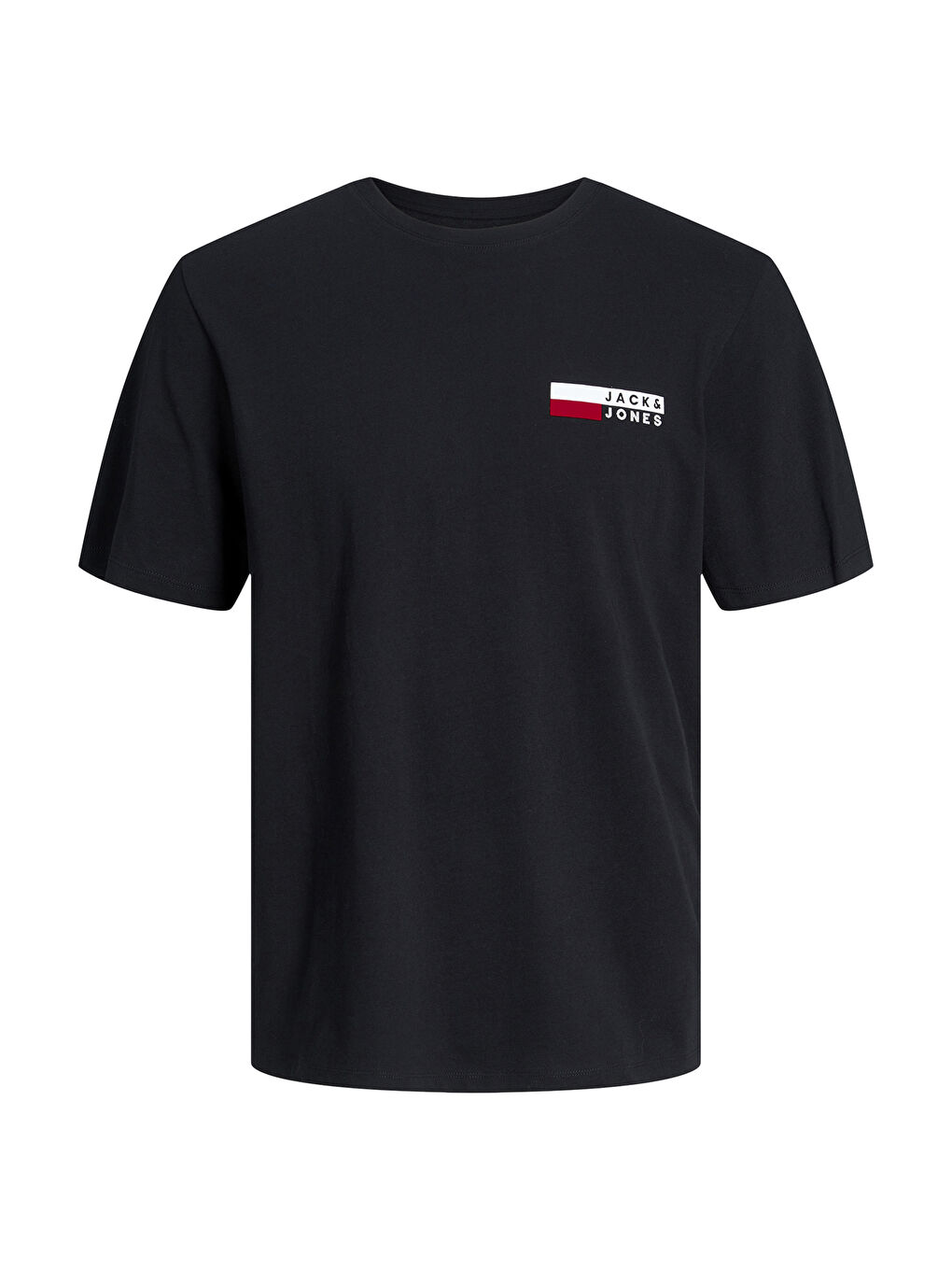 Siyah Pamuklu Slim Fit Bisiklet Yaka Erkek Tişört 12233999-5