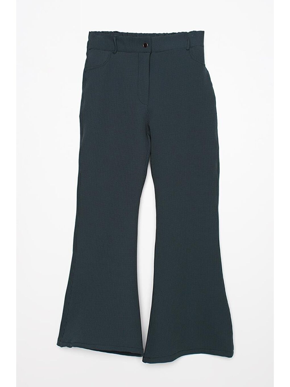 Açık Yeşil-İspanyol Paça Rahat Pantolon-5