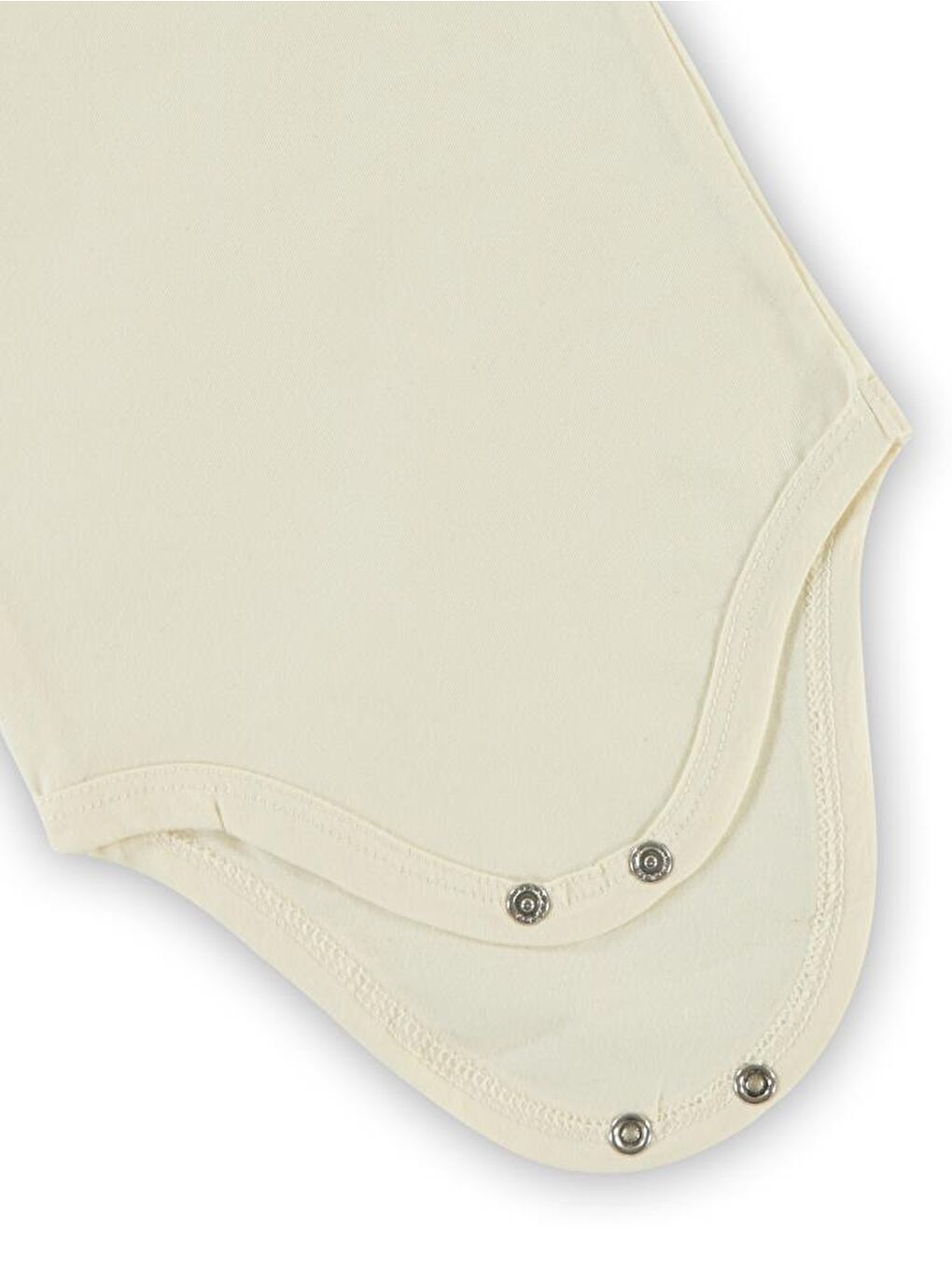 Ekru Baby Basic Düz 1-18 Ay Çıtçıtlı Badi-2